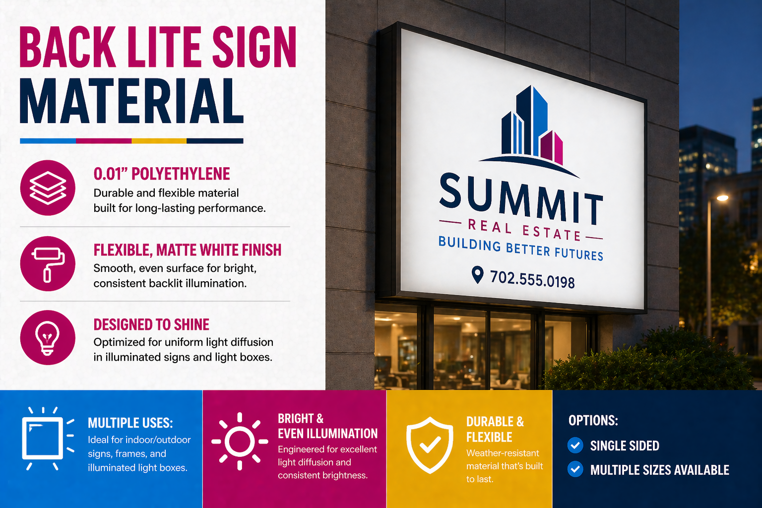 Backlite Sign