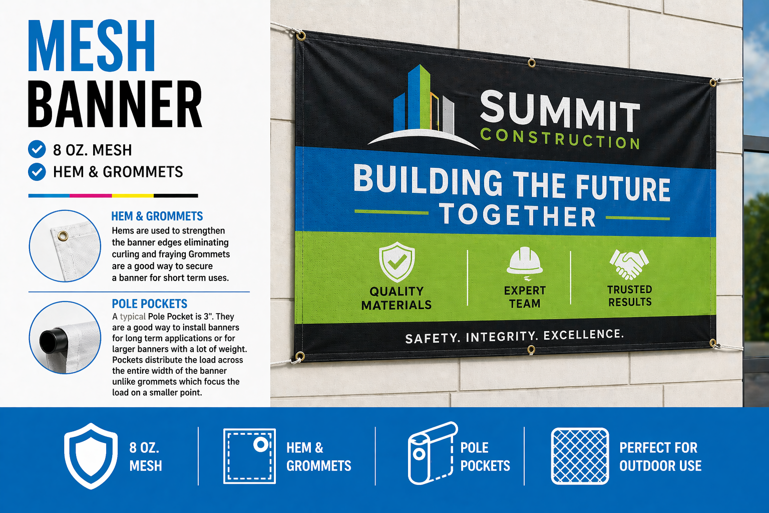Custom Mesh Banner