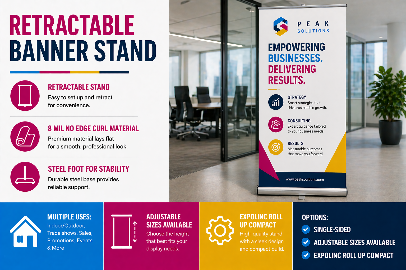 Retractable Banner Stand