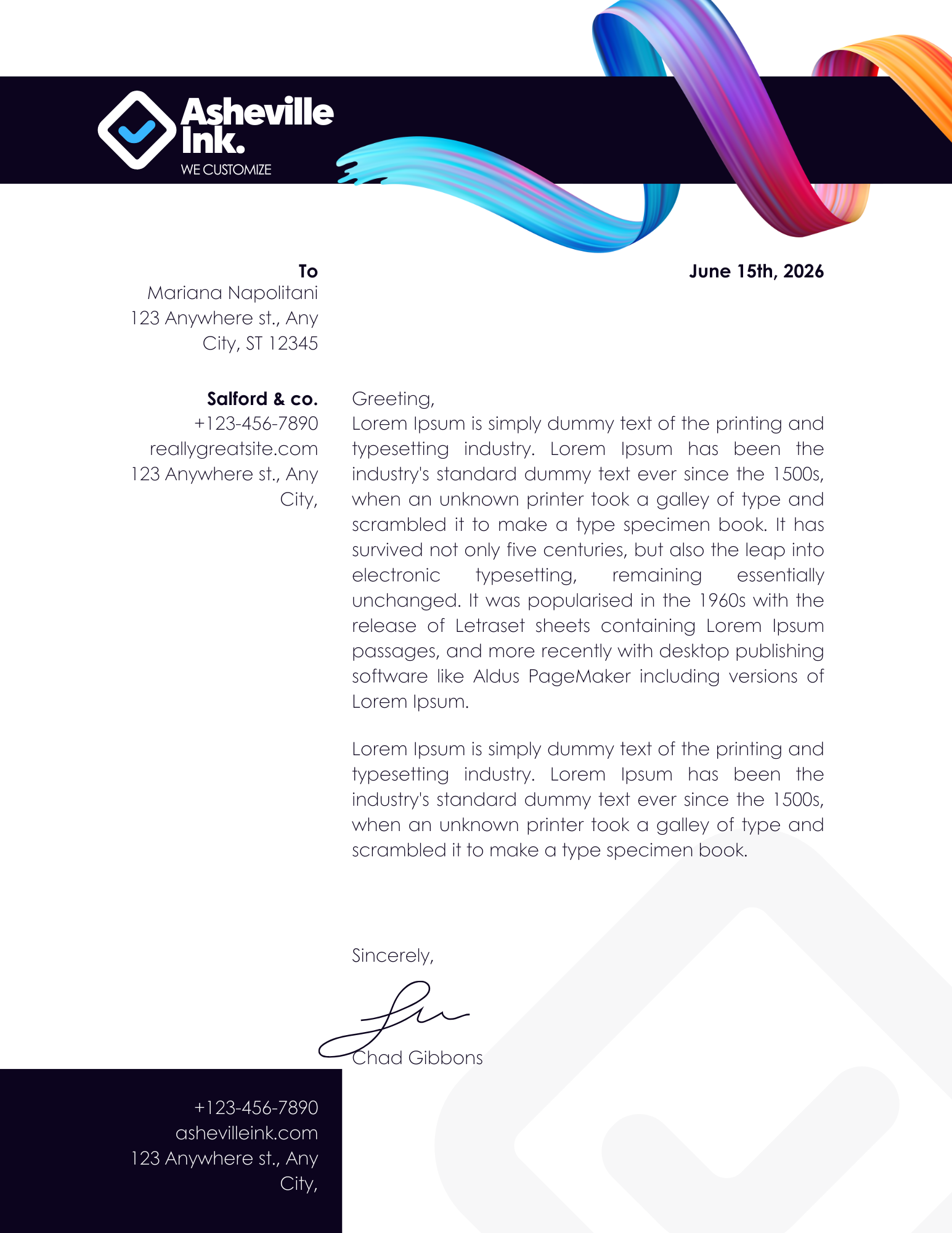 LETTERHEADS