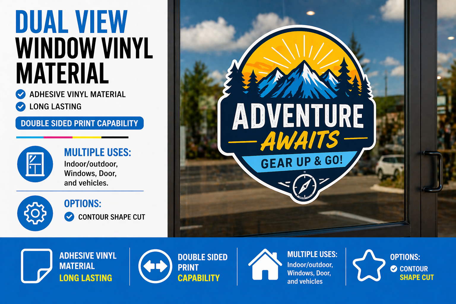 Dual-View Window Vinyl