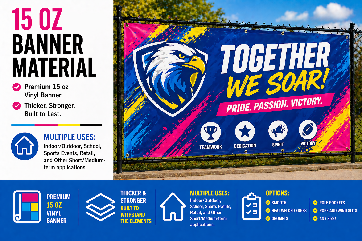 15oz Banner